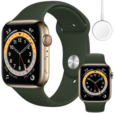 Smartwatch Apple Watch Series 6 GPS + Cellular 40mm złoty LTE eSIM