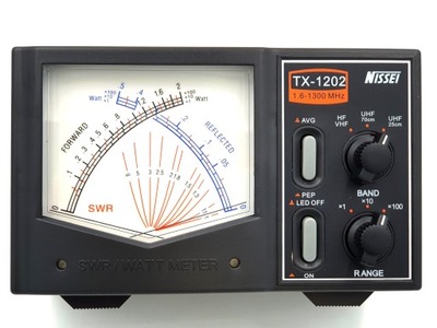 NISSEI TX-1202 reflektometr 1.6-1300MHz miernik SWR PWR