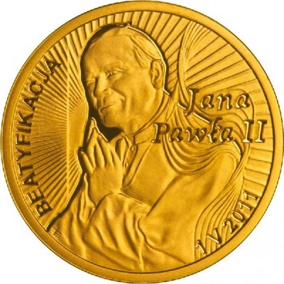 100zł. Beatyfikacja Jana Pawła II – 1 V 2011