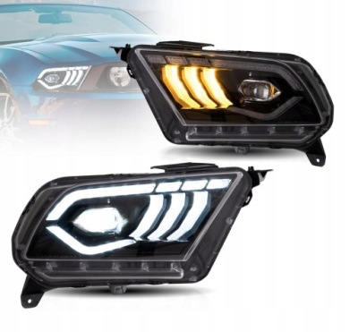 Ліхтарі  передні led ford mustang 2013 - 2014 комплект фото №1