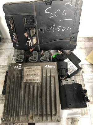 Блок керування набір запуск renault scenic ii 1.5 dci 8200334419 фото №1