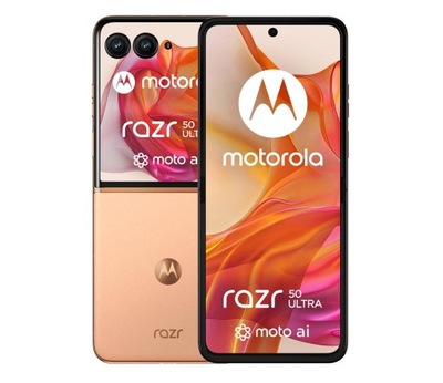 OUTLET Smartfon Motorola Razr 50 Ultra 12 GB/512 GB 5G Peach Fuzz