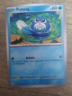 Poliwag Pokemon 151 2023 rok 060/165 POKEMON TCG