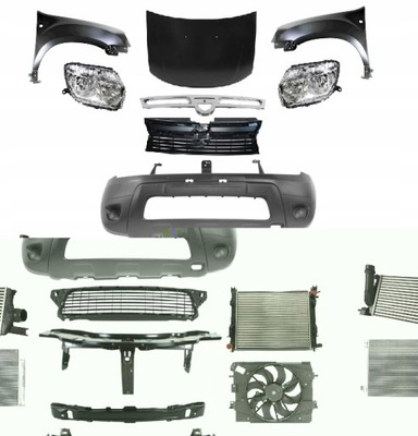 Dacia duster 2010-2012 kompletny перед капот pas фото №1