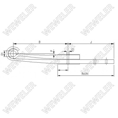 РЕССОРА WEWELER F001A037CJ75, 09914300