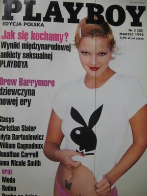 PLAYBOY Anna Nicole Smith Drew Barrymore 3/1995