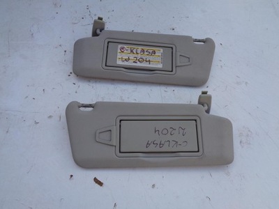 Захист сонцезахисна права mercedes c w204 фото №1