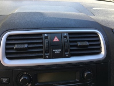 Решётка обдув средняя skoda fabia 2 ii 2007-2014 фото №1