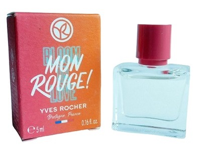 YVES ROCHER MON ROUGE! BLOOM IN LOVE EDP 5 ML MINIATURA