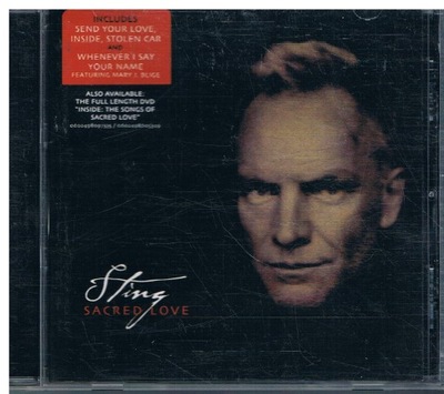 STING: SACRED LOVE [CD]