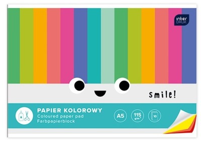 INTERDRUK PAPIER KOLOROWY A5 10 kartek