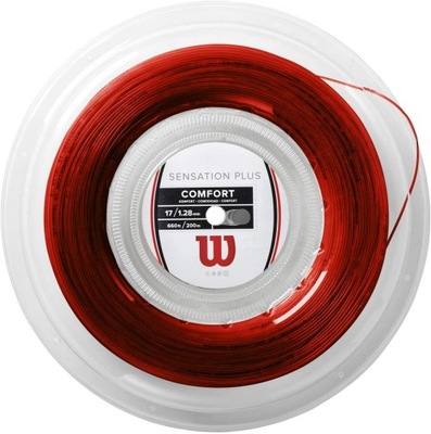 Wilson Sensation Plus naciąg tenisowy 1,34 mm red
