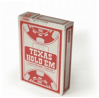 Karty do gry Texas Hold'm Poker czerwone CARTAMUND