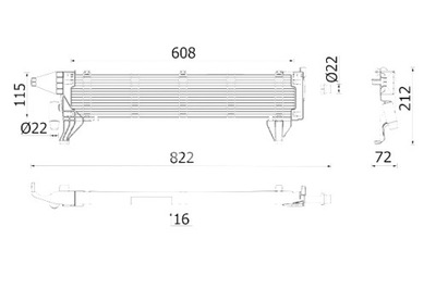 MAHLE RADUADOR DEL MOTOR DE AGUA MERCEDES CLS C257 E A238 E ALL-TERRAIN  