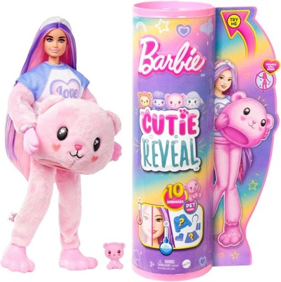 LALKA LALECZKA BARBIE CUTIE REVEAL 10 NIESPODZIANEK DLA DZIEWCZYNEK DZIECI