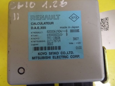 Модуль датчик подушка безопасности renault clio 2 8200061924b nr492 фото №1