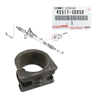 ANILLO DE GOMA ENGRANAJE DE DIRECCION LEXUS GS300 GS400 GS430 MK2 OEM TOYOTA  