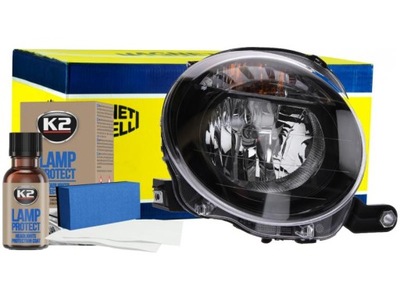 Magneti marelli фара fiat 500 pr протитуманна фара h7, wy21w колір рамки чорний фото №1