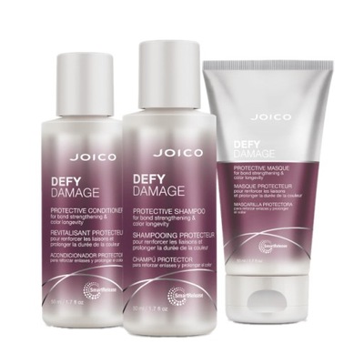 JOICO DEFY DAMAGE zestaw SZAMPON ODŻYWKA MASKA 150