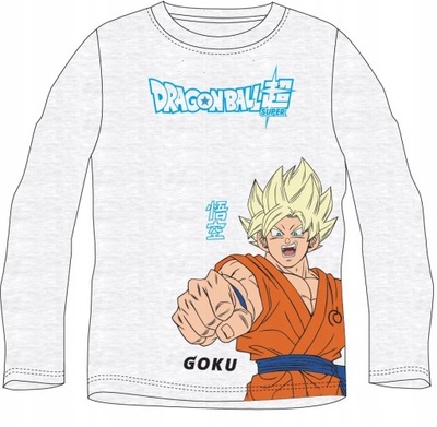 KOSZULKA TSHIRT BLUZKA DRAGON BALL DŁ. RĘKAW - 128