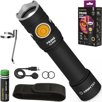 ARMYTEK LATARKA PRIME C2 PRO WARM CIEPŁE 12 Trybów USB 121m 120° 2230 lm