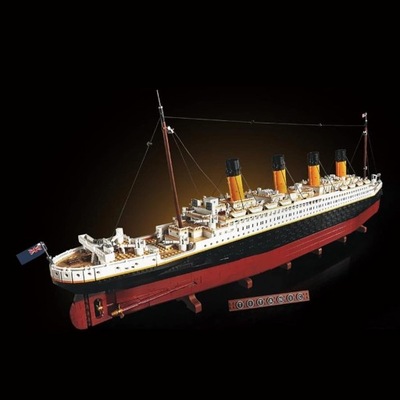Klocki zestaw statek Titanic 9090 elementów kolekcjonerski model