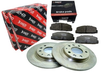 Гальмівні диски гальмівні колодки задня mazda 6 gg gh gy 626 premacy фото №1