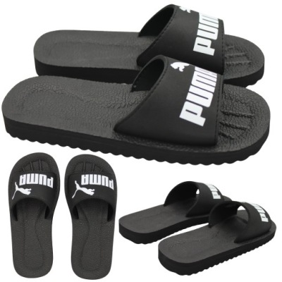 Klapki Wygodne Lekkie Na Lato Plaże Basen Czarne PUMA PURECAT R. 43