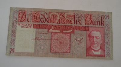 Holandia - banknot - 25 Gulden 1941 rok
