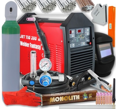 SPAWARKA WELDER FANTASY TIG ACDC JET 200 SET  