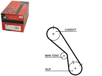 E4B733 GATES РЕМІНЬ ГРМ ПІДХОДИТЬ DO: TOYOTA LAND CRUISER, LAND CRUISER 10