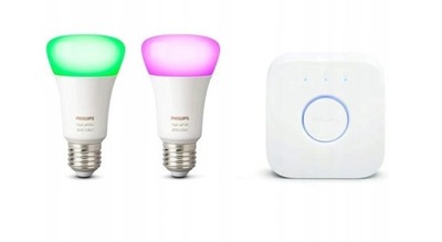 Philips Hue White and Colour Ambiance x2 + mostek