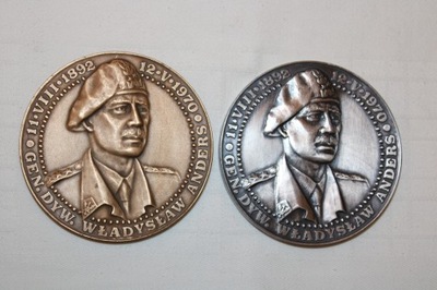 Medal Generał Dywizji Władysław Anders TWO 1989