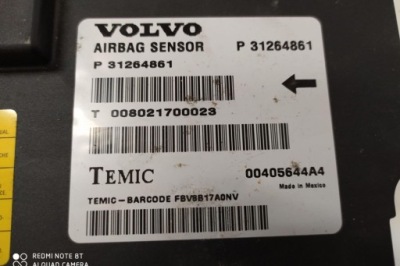 Модуль подушка безопасности volvo s80 2 as p31264861 2.4l дизель 120kw 2008 фото №1