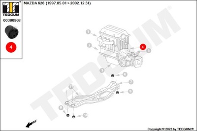 BOLSA CAJAS DE TRANSMISIÓN MAZDA  