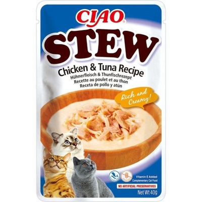 Inaba - Ciao Stew - Kurczak i Tuńczyk - 40g