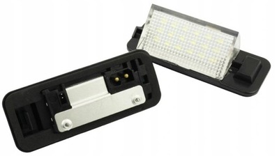 Led фонари номерного знака x2 подсветка светодиодные bmw e36 фото №1