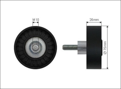 ROLLO PROPULSOR BMW X3 E83 2.5 3.0 2003-2006  