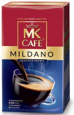 Kawa mielona bezkofeinowa MK Cafe Mildano 250g