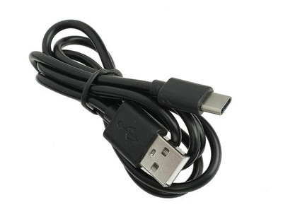 Przyłącze kabel USB - USB typ C USB-C czarny (1m)