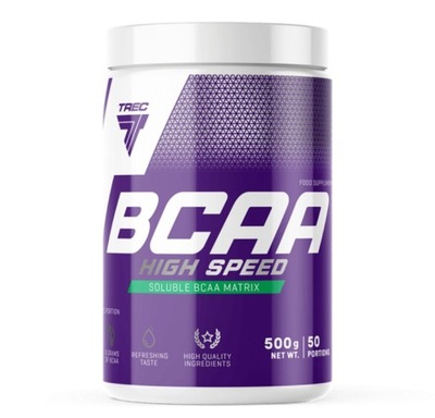 Trec BCAA High Speed 500 g Aminokwasy Rozgałęzione Regeneracja Kaktusowy