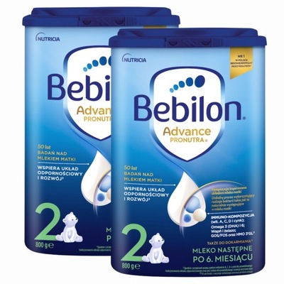 Bebilon 2 Pronutra Advance mleko modyfikowane po 6 miesiącu 800 g