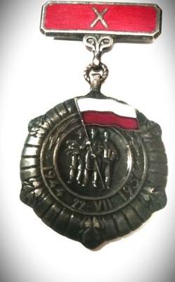 Medal - X Lecie PRL 1945 22 VII 1955