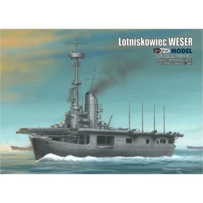 Niemiecki lotniskowiec Weser, 1:200 Angraf Model