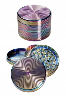 SPIRAL młynek do suszu konopnego CBD kraszer aluminiowy 63 mm