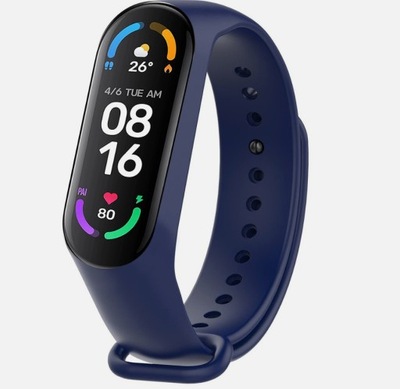 M6 OPASKA SPORTOWA SMARTWATCH SMARTBAND granatowy