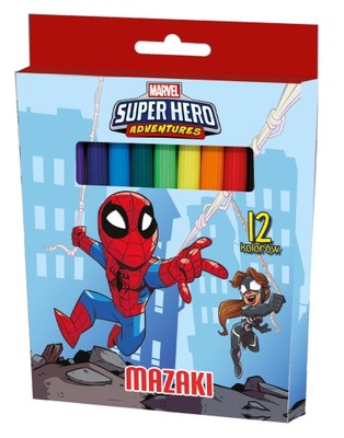 Mazaki 12 kolorów Spider-man