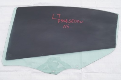 Стекло дверь задняя задняя левая peugeot 508 i 13r sedan фото №1