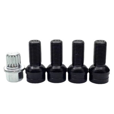 5 PACK TORNILLOS ANTYKRADZIEZOWE BLOQUE RUEDAS PUERCA  