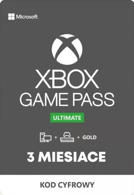 XBOX GAME PASS ULTIMATE NA 3 MIESIĄCE 90 DNI EA PLAY | LIVE GOLD